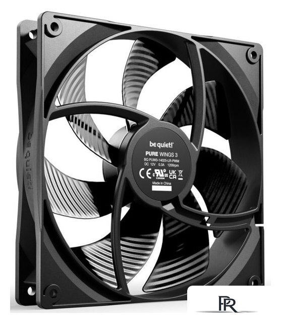 Комплект вентиляторов для корпуса be quiet! Pure Wings 3 140mm PWM BL139 - Изображение №4 — Интернет-магазин ПроЗаказ