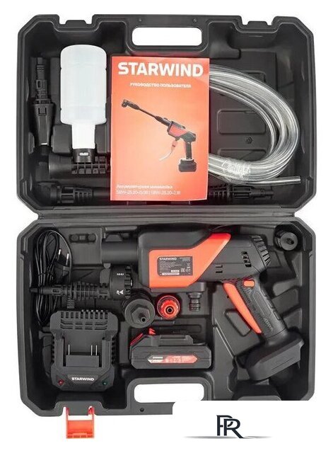 Мойка высокого давления StarWind SBW-25.20-2.1B (с 1-им АКБ, кейс) - Изображение №5 — Интернет-магазин ПроЗаказ