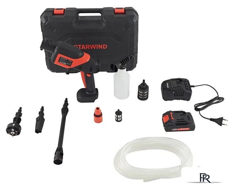 Мойка высокого давления StarWind SBW-25.20-2.1B (с 1-им АКБ, кейс) - Изображение №3 — Интернет-магазин ПроЗаказ