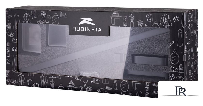 Набор для туалета Rubineta Edela 670115 (черный) - Изображение №12 — Интернет-магазин ПроЗаказ