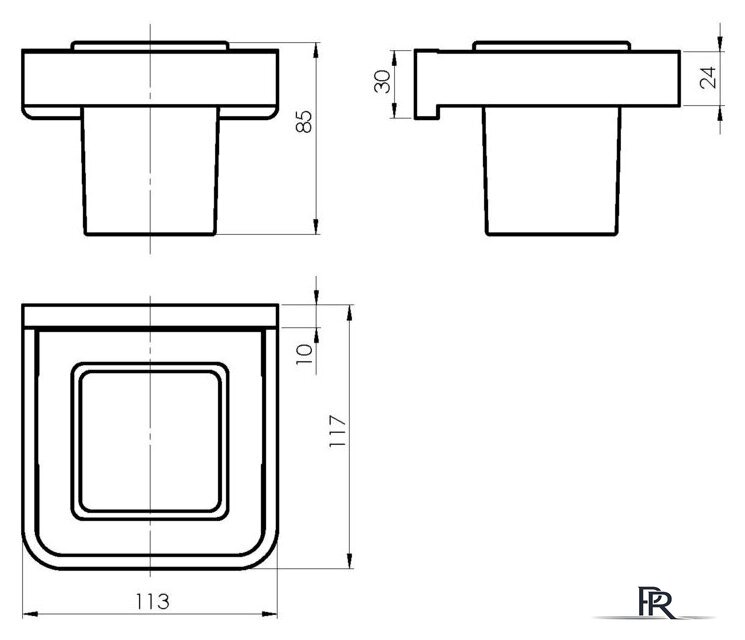 Набор для туалета Rubineta Edela 670115 (черный) - Изображение №11 — Интернет-магазин ПроЗаказ