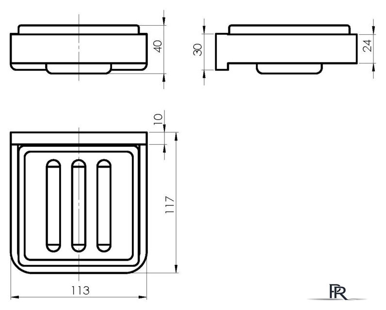 Набор для туалета Rubineta Edela 670115 (черный) - Изображение №9 — Интернет-магазин ПроЗаказ