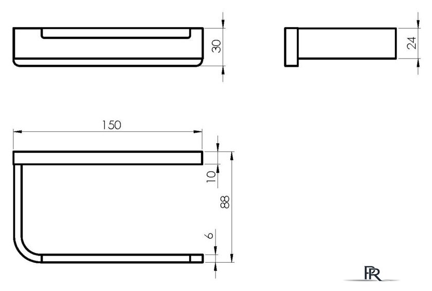 Набор для туалета Rubineta Edela 670115 (черный) - Изображение №5 — Интернет-магазин ПроЗаказ