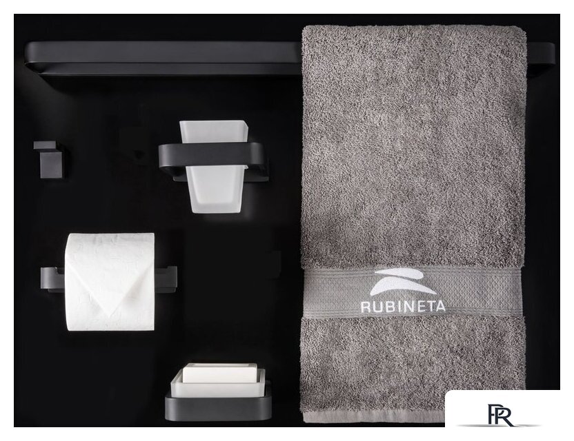 Набор для туалета Rubineta Edela 670115 (черный) - Изображение №1 — Интернет-магазин ПроЗаказ