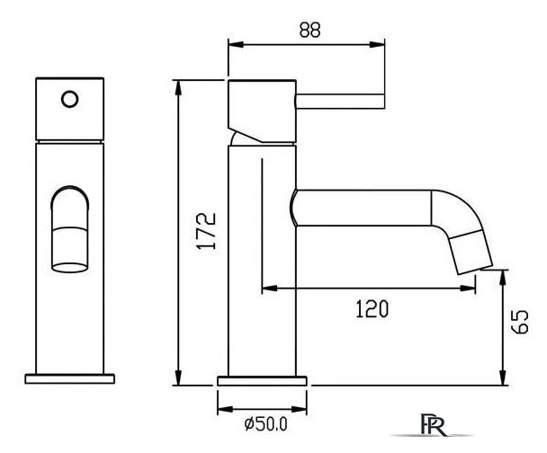 Смеситель Gota Rocio Black and White 016085 - Изображение №3 — Интернет-магазин ПроЗаказ