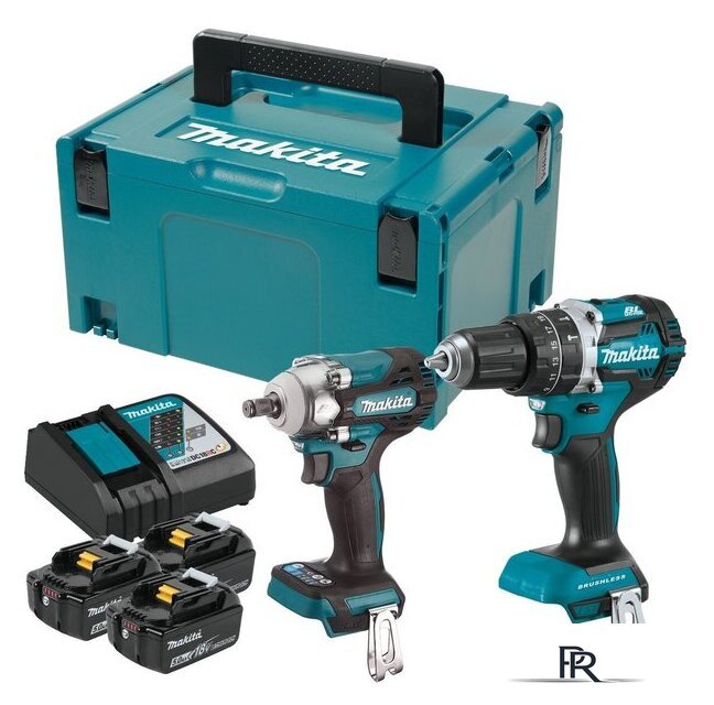  Makita DLX2359TJ1 (шуруповерт, гайковерт, 3 АКБ, кейс) - Изображение №1 — Интернет-магазин ПроЗаказ