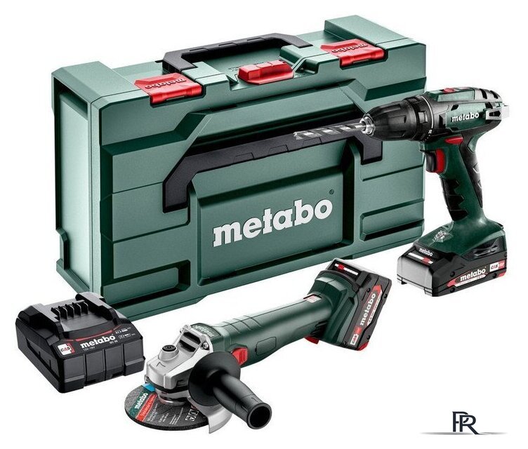  Metabo Combo Set 2.4.3 18 V 685204500 (шуруповерт, болгарка, 2 АКБ, кейс) - Изображение №1 — Интернет-магазин ПроЗаказ