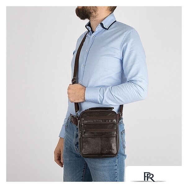 Сумка Poshete 252-8101-DBW (коричневый) - Изображение №11 — Интернет-магазин ПроЗаказ