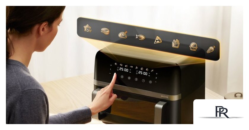 Аэрогриль (аэрофритюрница) Mova AeroChef FD20 Pro (черный) - Изображение №4 — Интернет-магазин ПроЗаказ