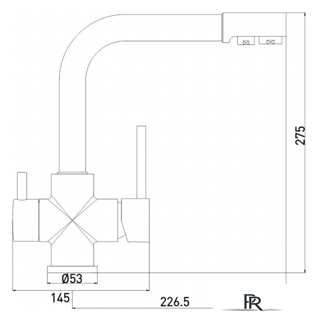 Смеситель Gross Aqua Ecolife 3120609C - Изображение №2 — Интернет-магазин ПроЗаказ
