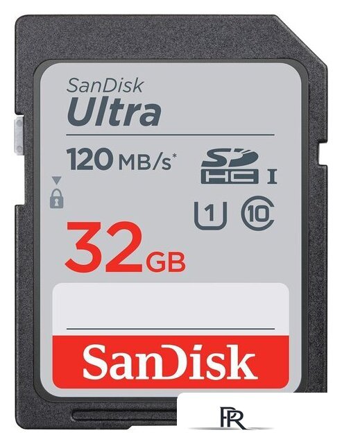 Карта памяти SanDisk Ultra SDHC SDSDUN4-032G-GN6IN 32GB - Изображение №1 — Интернет-магазин ПроЗаказ