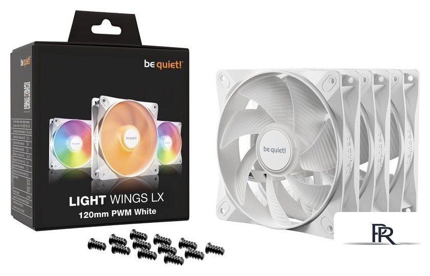 Комплект вентиляторов для корпуса be quiet! Light Wings LX 120mm 3-Pack BL122 - Изображение №5 — Интернет-магазин ПроЗаказ
