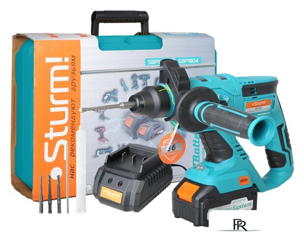Перфоратор Sturm CRH1822 (с 1-м АКБ, кейс) - Изображение №1 — Интернет-магазин ПроЗаказ