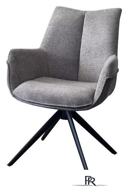 Стул с подлокотниками M-City Pontus 626M05484 (KN01-03 серыйBZ1046-02 темно-серыйчерный) - Изображение №1 — Интернет-магазин ПроЗаказ