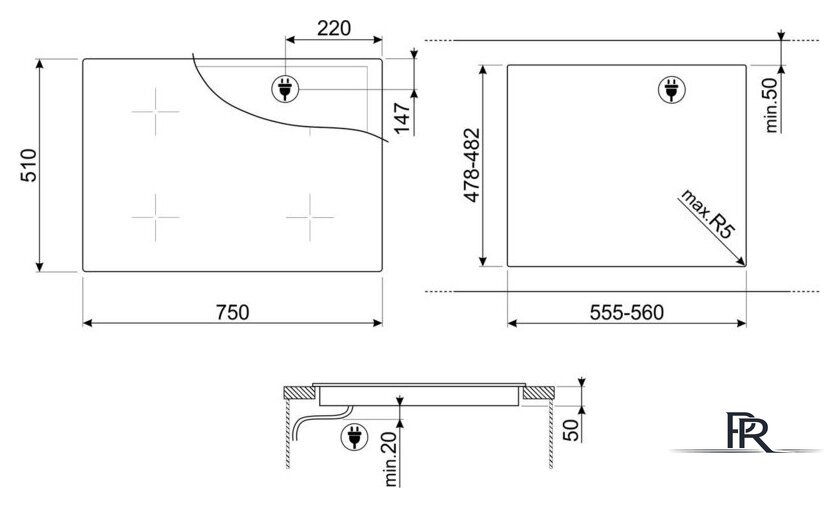 Варочная панель Smeg SI4742D - Изображение №5 — Интернет-магазин ПроЗаказ