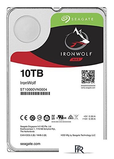 Жесткий диск Seagate Ironwolf 10TB [ST10000VN0004] - Изображение №1 — Интернет-магазин ПроЗаказ