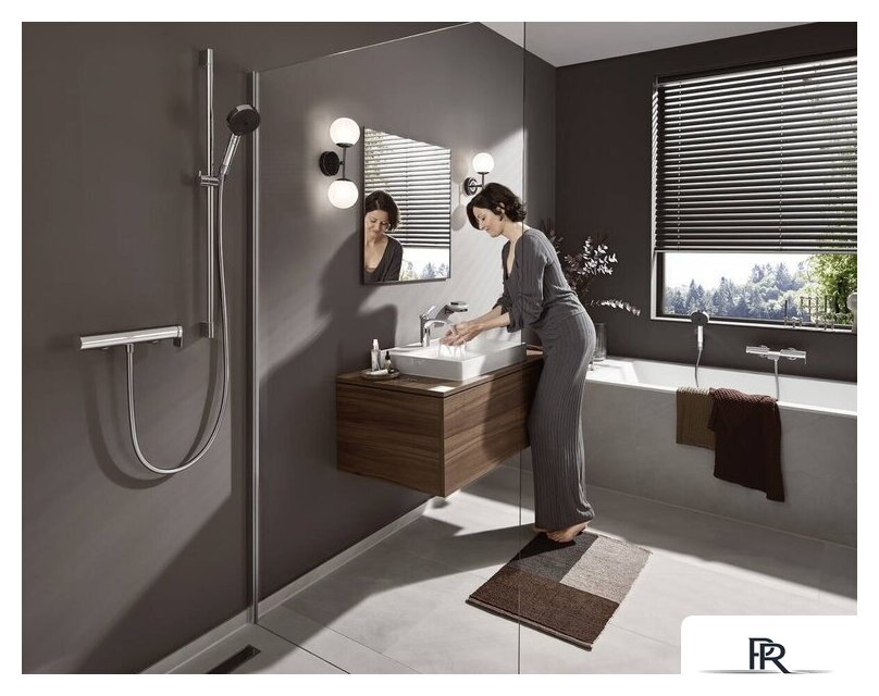 Душевая лейка Hansgrohe Pulsify Select 105 3jet Activation 24100000 (хром) - Изображение №5 — Интернет-магазин ПроЗаказ