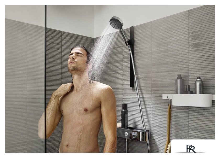 Душевая лейка Hansgrohe Pulsify Select 105 3jet Activation 24100000 (хром) - Изображение №3 — Интернет-магазин ПроЗаказ