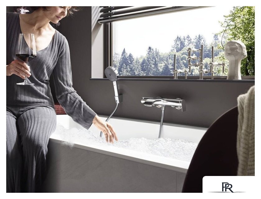 Душевая лейка Hansgrohe Pulsify Select 105 3jet Activation 24100000 (хром) - Изображение №6 — Интернет-магазин ПроЗаказ
