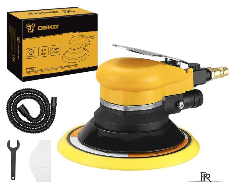 Пневмошлифмашина Deko DKOS150 063-4382 - Изображение №1 — Интернет-магазин ПроЗаказ