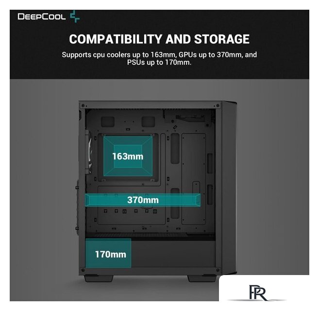 Корпус DeepCool CC560 V2 ARGB R-CC560-BKTAA4-G-2 - Изображение №4 — Интернет-магазин ПроЗаказ