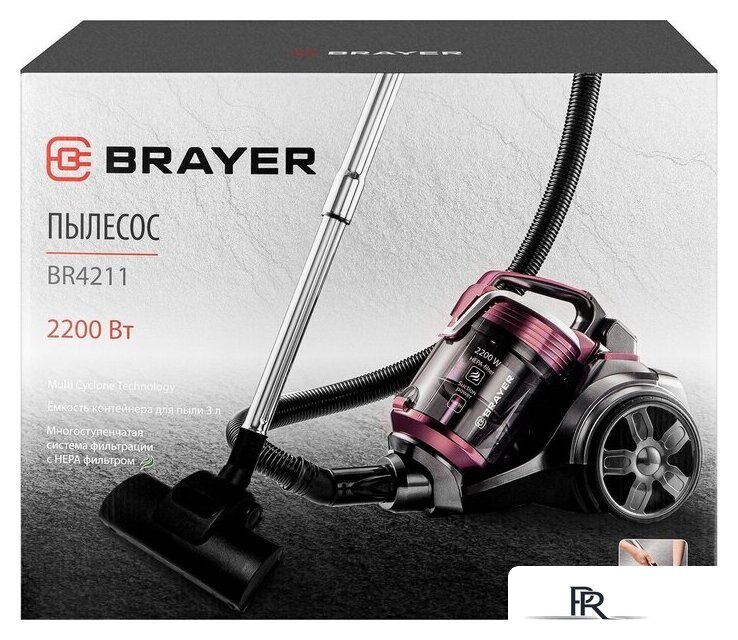 Пылесос Brayer BR4211 - Изображение №22 — Интернет-магазин ПроЗаказ