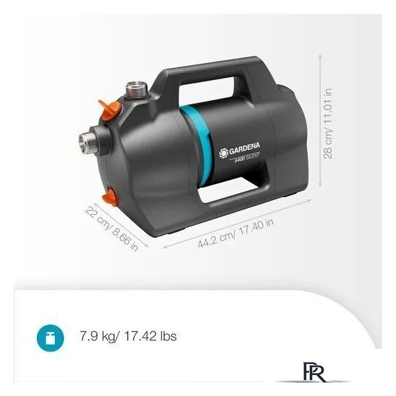 Садовый насос Gardena 5400 Silent 9086-20 - Изображение №4 — Интернет-магазин ПроЗаказ