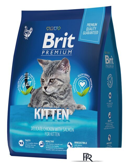 Сухой корм для кошек Brit Premium Cat Kitten для котят с курицей 8 кг - Изображение №1 — Интернет-магазин ПроЗаказ