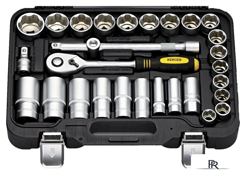 Универсальный набор инструментов Berger BG050-12 (50 предметов) - Изображение №3 — Интернет-магазин ПроЗаказ