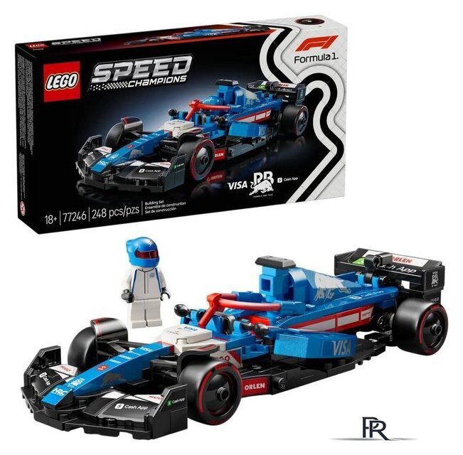 Конструктор LEGO Speed Champions 77246 Гоночный автомобиль Visa Cash App RB VCARB 01 F1 - Изображение №1 — Интернет-магазин ПроЗаказ