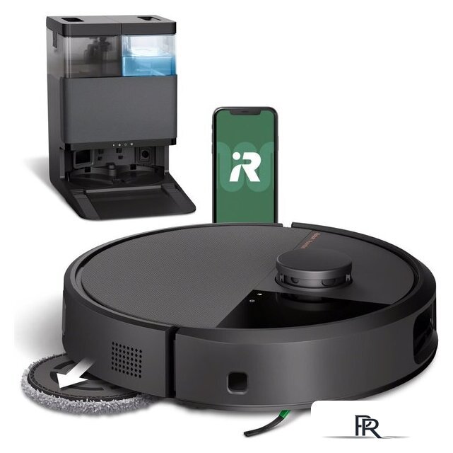 Робот-пылесос iRobot Roomba Plus 505 Combo Robot + AutoWash Dock (черный) - Изображение №1 — Интернет-магазин ПроЗаказ