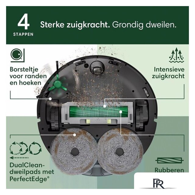 Робот-пылесос iRobot Roomba Plus 505 Combo Robot + AutoWash Dock (черный) - Изображение №2 — Интернет-магазин ПроЗаказ