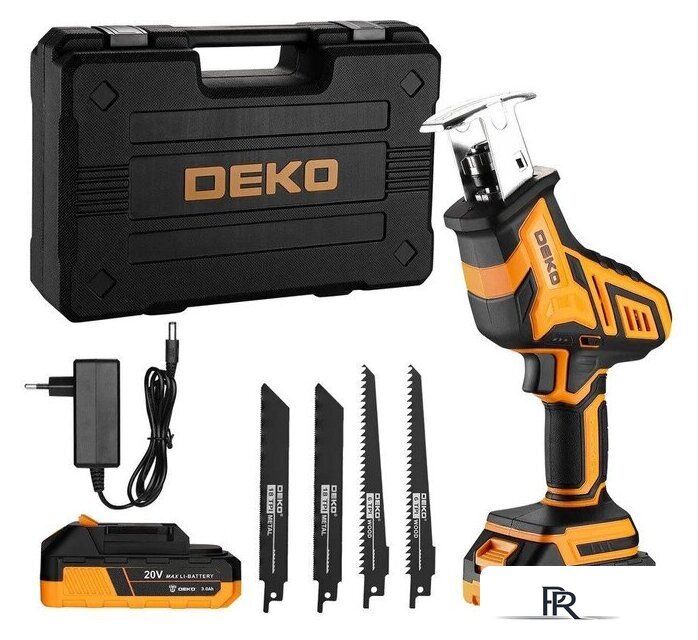 Сабельная пила Deko DKRS20 085-1070 (с 2-мя АКБ, кейс) - Изображение №1 — Интернет-магазин ПроЗаказ