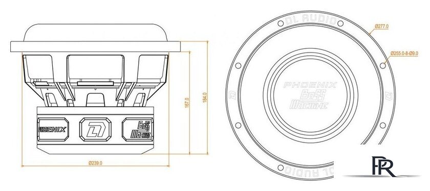 Автомобильная акустика DL Audio Phoenix Bass Machine 10 - Изображение №6 — Интернет-магазин ПроЗаказ