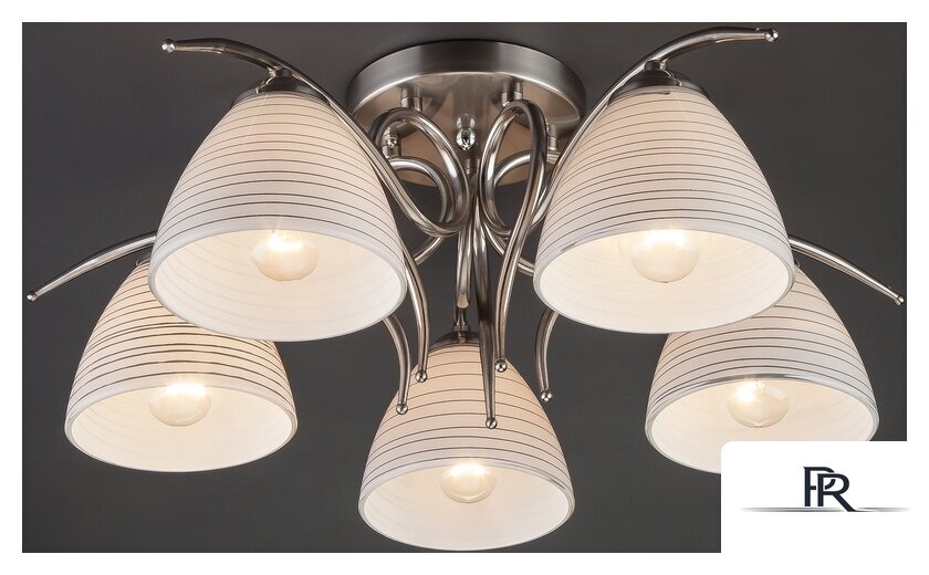 Припотолочная люстра Евросвет 30121/5 (никель) - Изображение №2 — Интернет-магазин ПроЗаказ