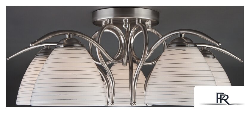 Припотолочная люстра Евросвет 30121/5 (никель) - Изображение №3 — Интернет-магазин ПроЗаказ