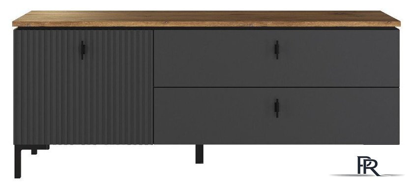 Тумба Black Red White San Gimignano RTV1D2S (антрацитовый/дуб нокс) - Изображение №1 — Интернет-магазин ПроЗаказ