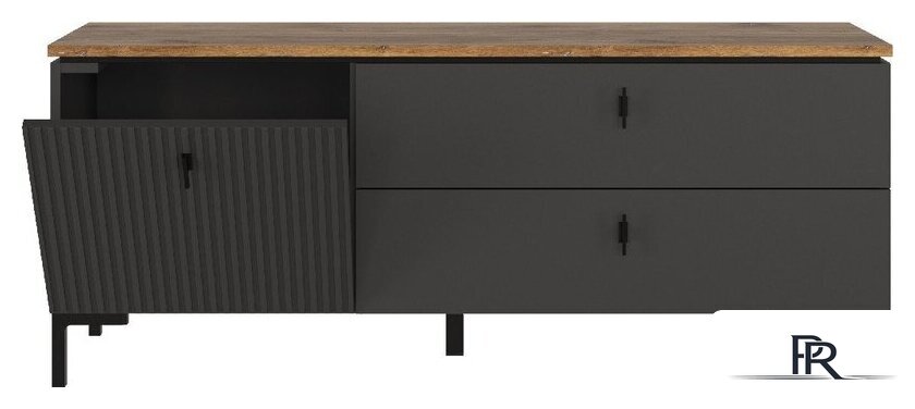 Тумба Black Red White San Gimignano RTV1D2S (антрацитовый/дуб нокс) - Изображение №2 — Интернет-магазин ПроЗаказ