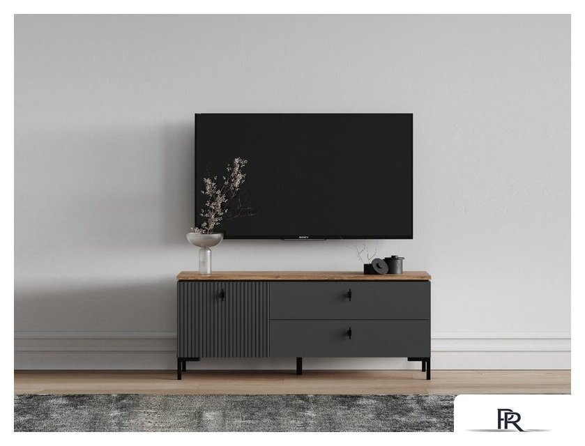 Тумба Black Red White San Gimignano RTV1D2S (антрацитовый/дуб нокс) - Изображение №3 — Интернет-магазин ПроЗаказ