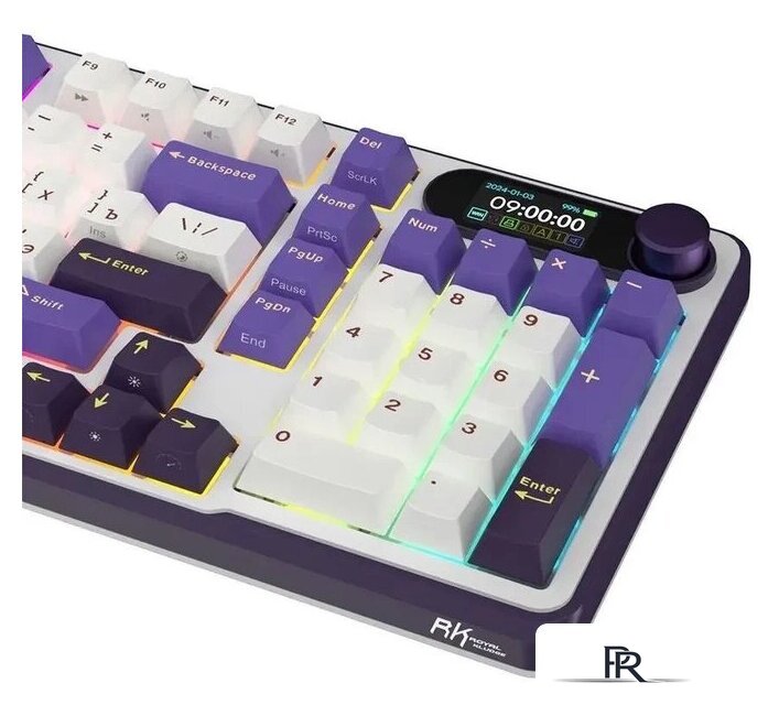 Клавиатура Royal Kludge RK-S98 RGB Blackberry (RK Brown) - Изображение №8 — Интернет-магазин ПроЗаказ