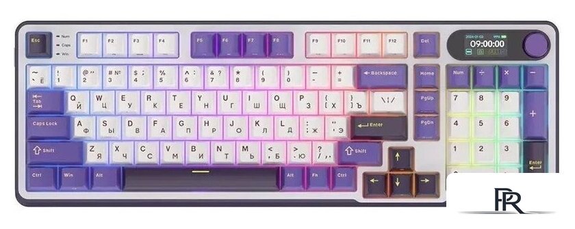 Клавиатура Royal Kludge RK-S98 RGB Blackberry (RK Brown) - Изображение №2 — Интернет-магазин ПроЗаказ