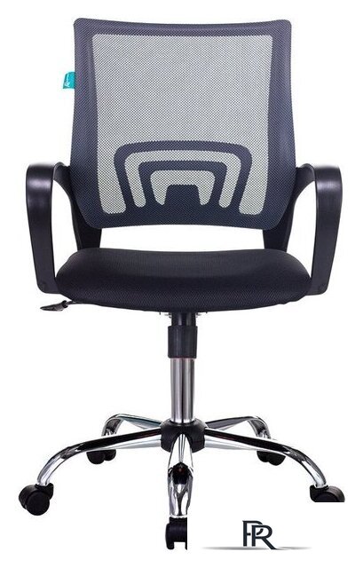 Офисное кресло Бюрократ CH-695NSL (темно-серый TW-04/черный TW-11/хром) - Изображение №2 — Интернет-магазин ПроЗаказ