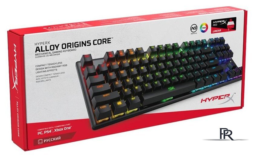 Клавиатура HyperX Alloy Origins Core (HyperX Blue) - Изображение №6 — Интернет-магазин ПроЗаказ