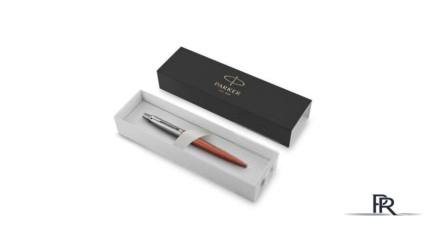 Ручка шариковая Parker Jotter Essential Chelsea Orange CT 1953189 - Изображение №2 — Интернет-магазин ПроЗаказ