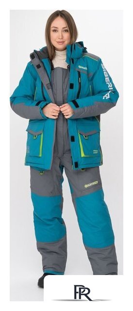 Костюм Huntsman Siberia Lady Breathable 44-46/158-164 (бирюза/серый) - Изображение №1 — Интернет-магазин ПроЗаказ