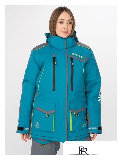 Костюм Huntsman Siberia Lady Breathable 44-46/158-164 (бирюза/серый) - Изображение №2 — Интернет-магазин ПроЗаказ