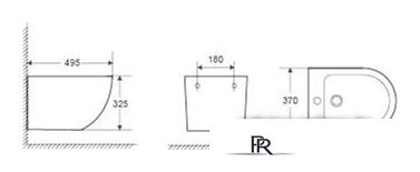 Биде WeltWasser Merzbach 005 MT-GR (серый матовый) - Изображение №2 — Интернет-магазин ПроЗаказ