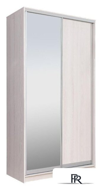 Шкаф-купе Рэйгрупп 120450 YYX Elgon РГ-06.02 (ясень снежный/хром) - Изображение №1 — Интернет-магазин ПроЗаказ