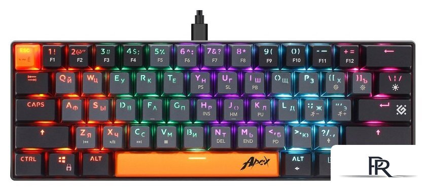 Клавиатура Defender Apex GK-002 (серый/черный) - Изображение №1 — Интернет-магазин ПроЗаказ
