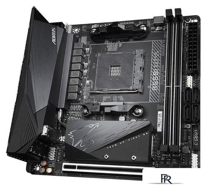 Материнская плата Gigabyte B550I Aorus Pro AX (rev. 1.0) - Изображение №3 — Интернет-магазин ПроЗаказ